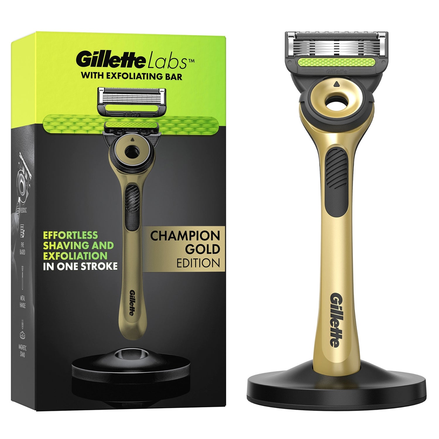 Gillette Labs Exfoliating Razor Champion Gold Edition Gillette UK