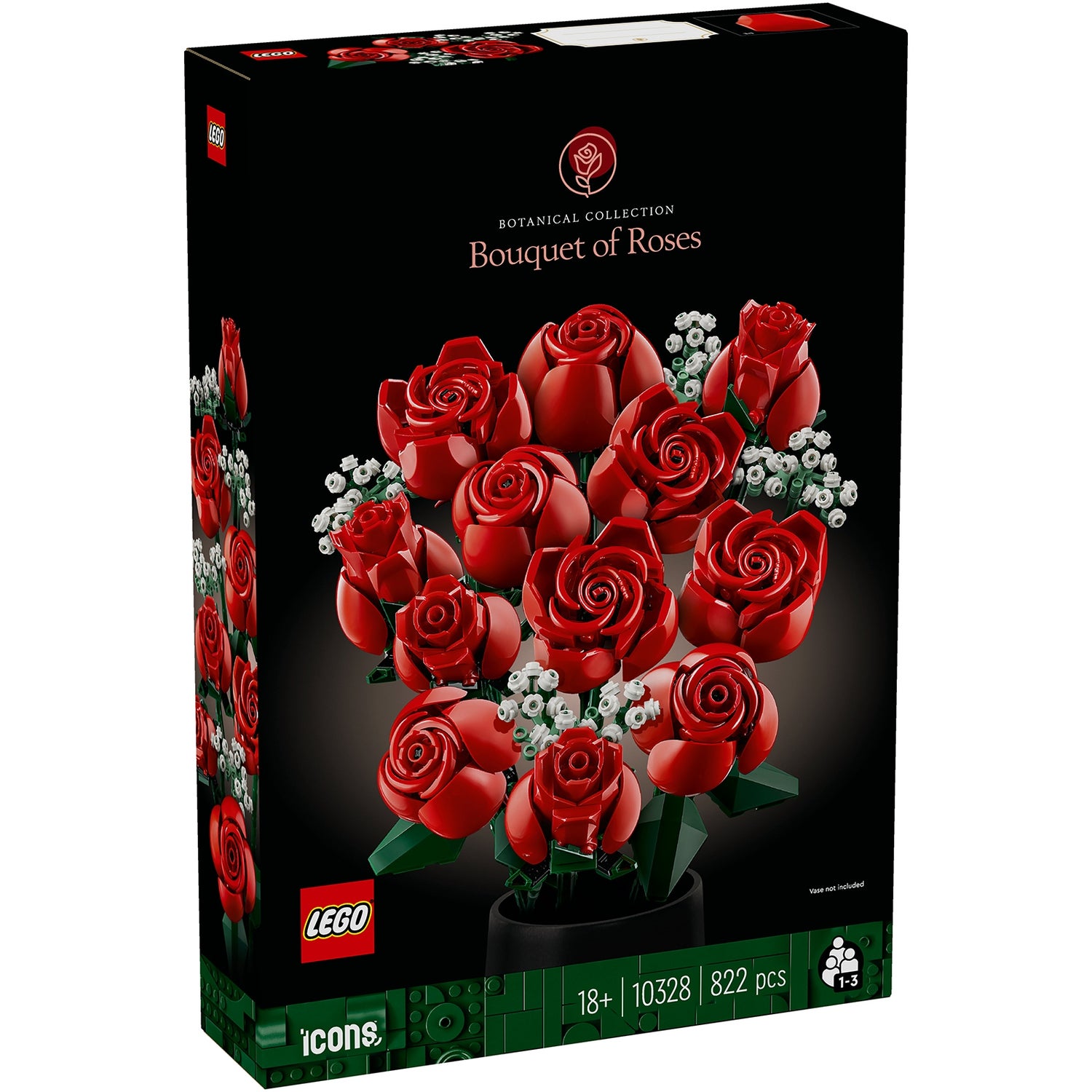 LEGO Icons Bouquet of Roses Flowers Set 10328 Toys - Zavvi UK