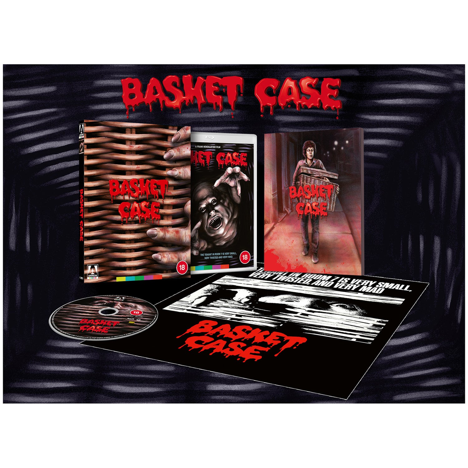 Basket Case Limited Edition Bluray Arrow Films UK