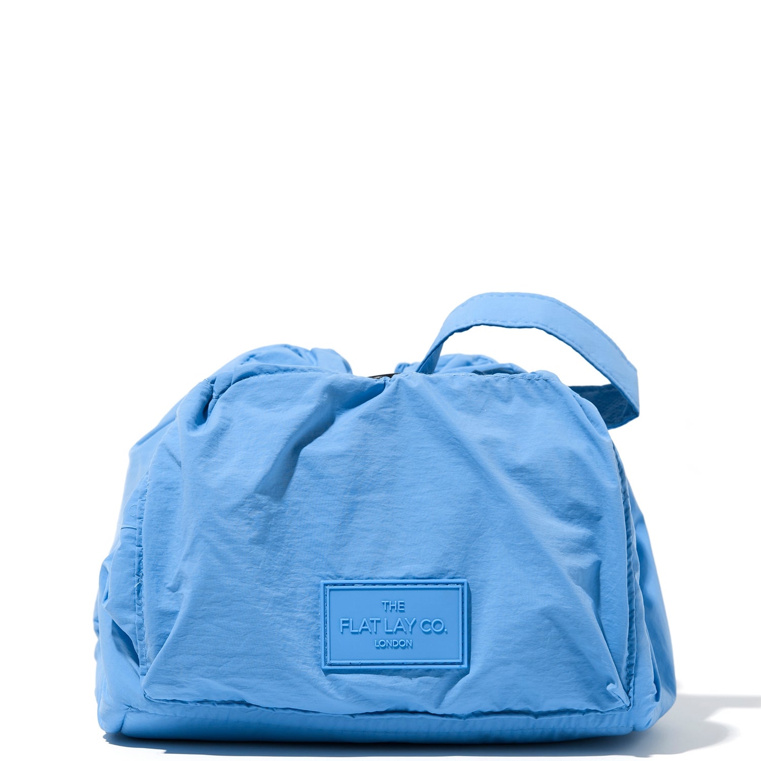 The Flat Lay Co. Drawstring Makeup Bag Blue Parachute LOOKFANTASTIC
