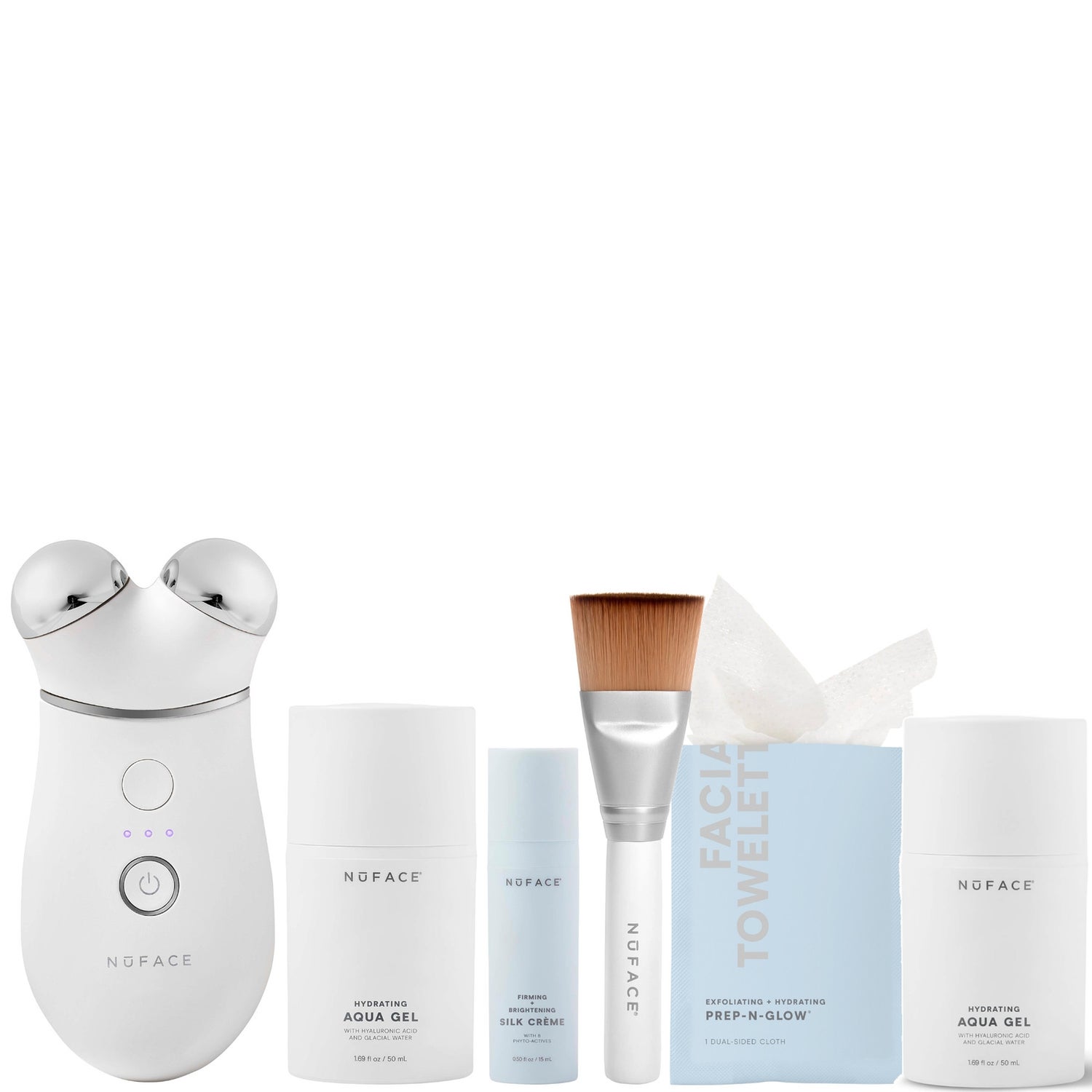 NuFACE TRINITY+ Smart Facial Toning Device Travel Set lookfantastic