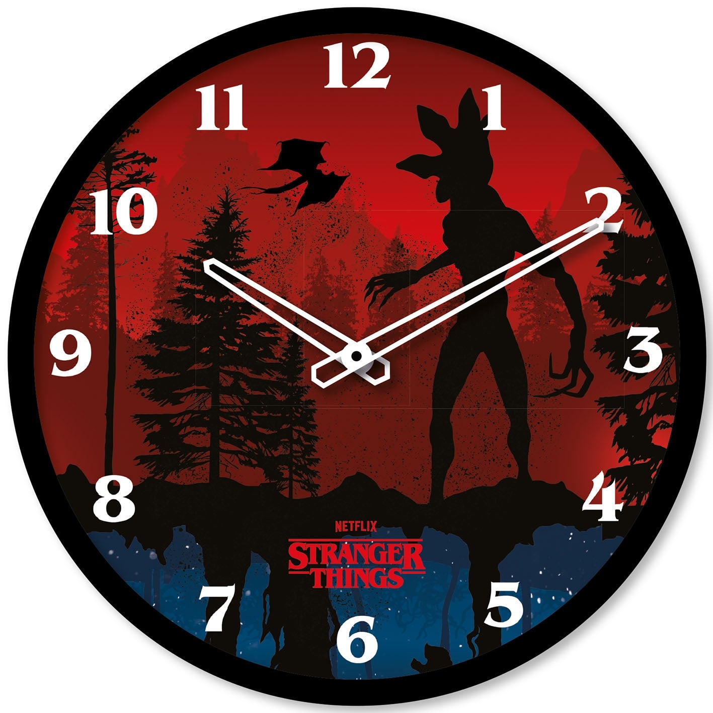 Stranger Things Season 4 Wall Clock Traditional Gifts Zavvi US
