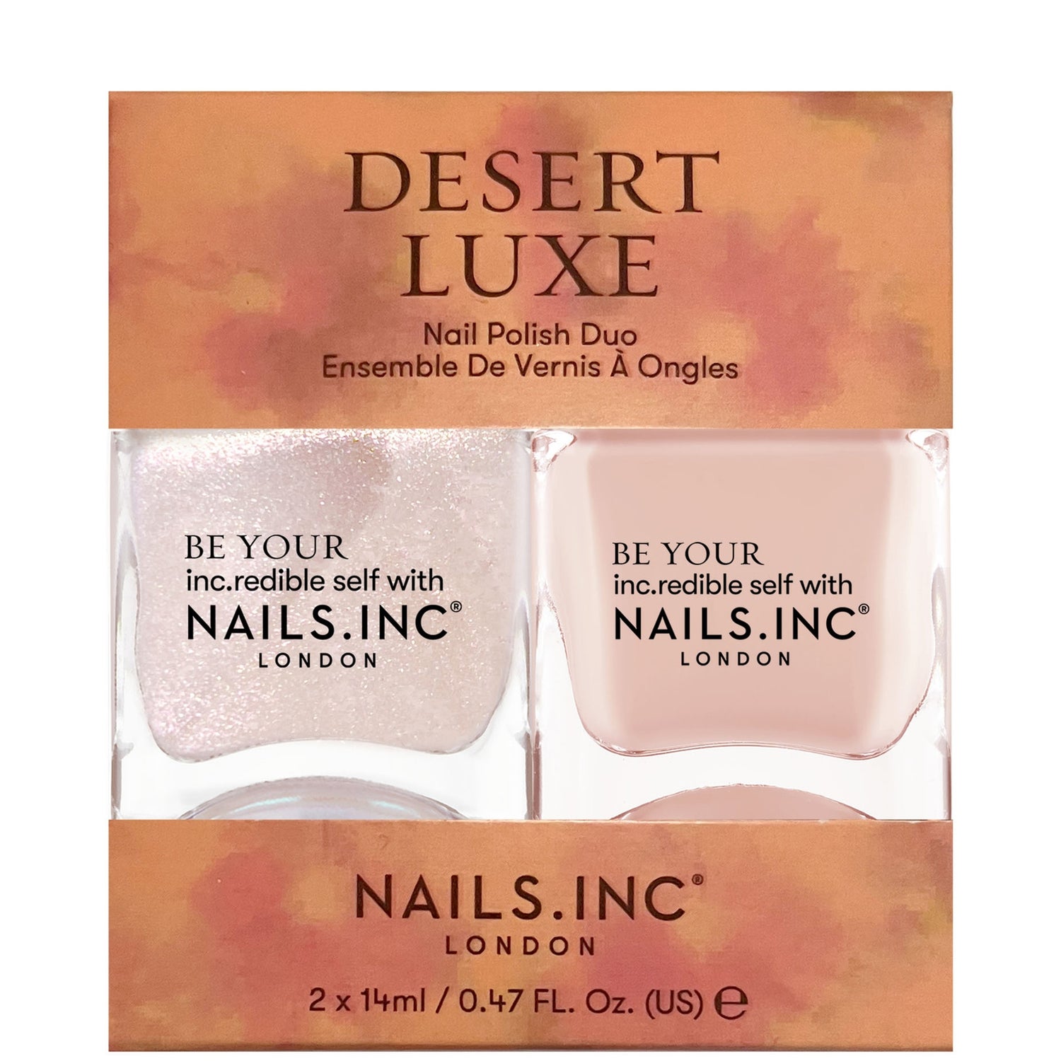 nails Inc. Desert Luxe Nail Polish Duo - LOOKFANTASTIC
