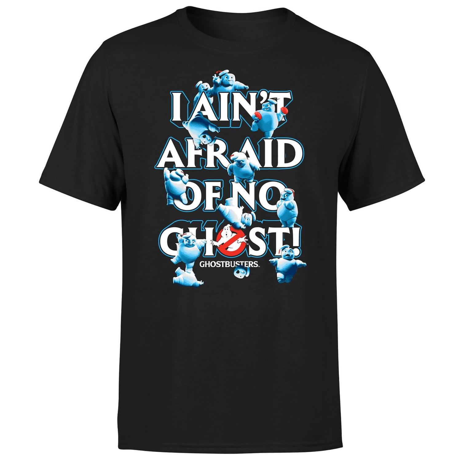 Ghostbusters I Ain't Afraid Of No Ghost Men's T-Shirt - Black Clothing