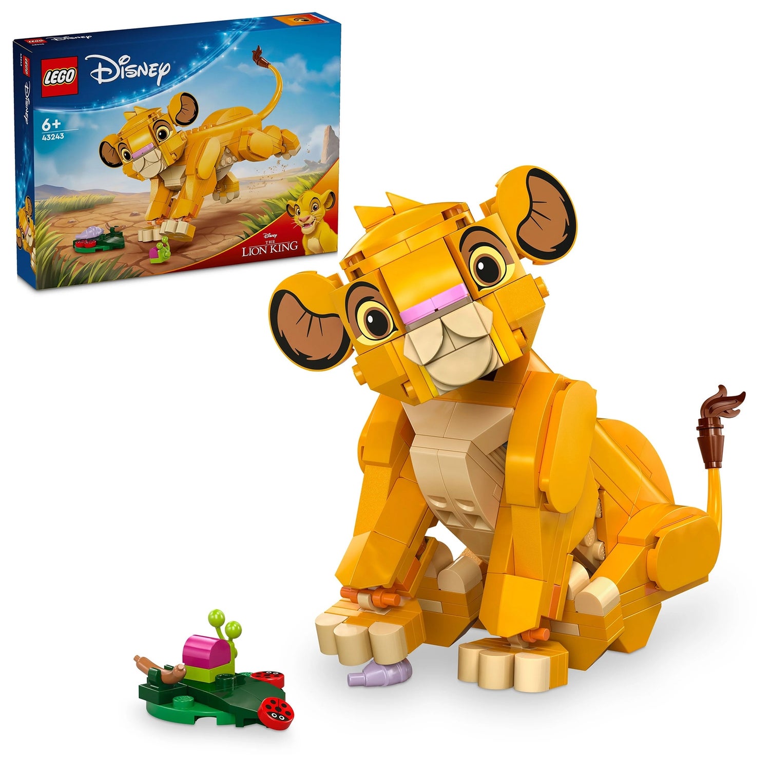 LEGO | Disney Simba the Lion King Cub Building Toy 43243 Toys - Zavvi UK