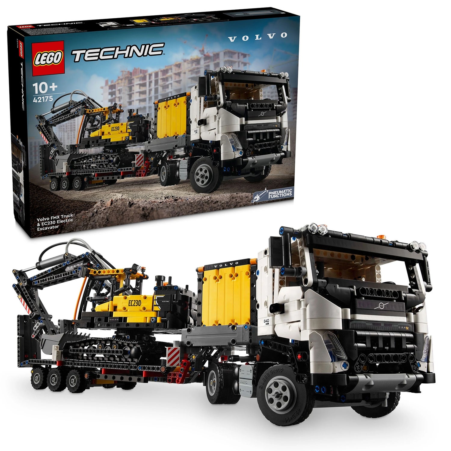 LEGO Technic Volvo FMX Truck & EC230 Electric Excavator 42175 Toys ...