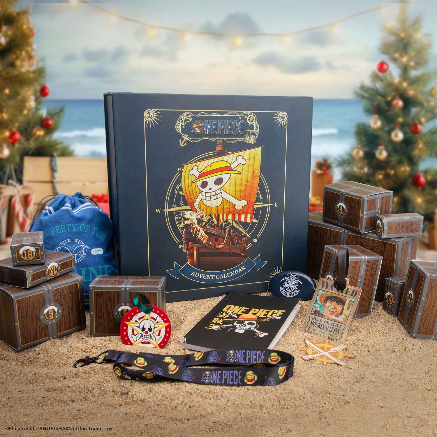 One Piece Advent Calendar Deluxe 2024 Merchandise Zavvi UK