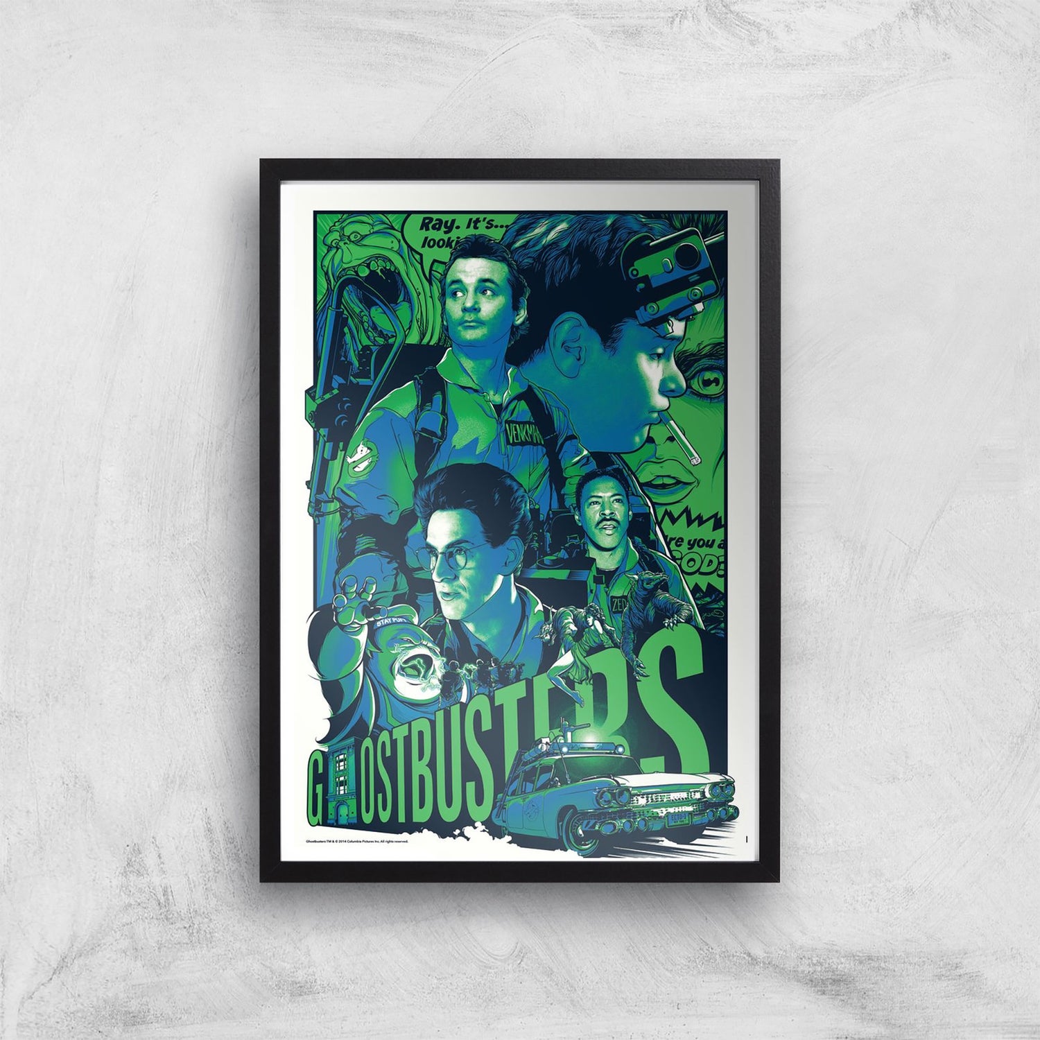 Ghostbusters Joshua Budich Giclee Art Print Homeware - Zavvi Us