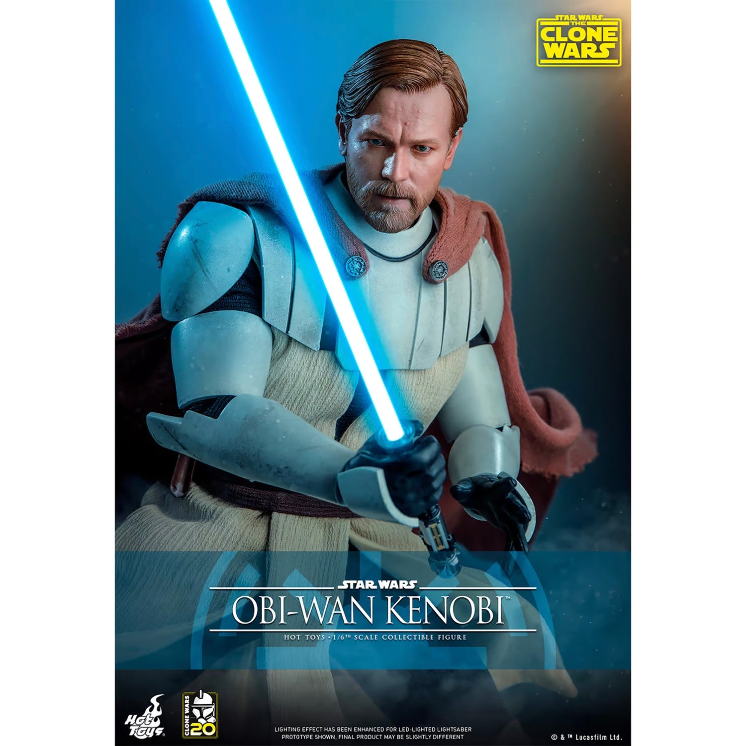 Hot Toys 1:6 Scale Star Wars: The Clone Wars Obi-Wan Kenobi Statue ...