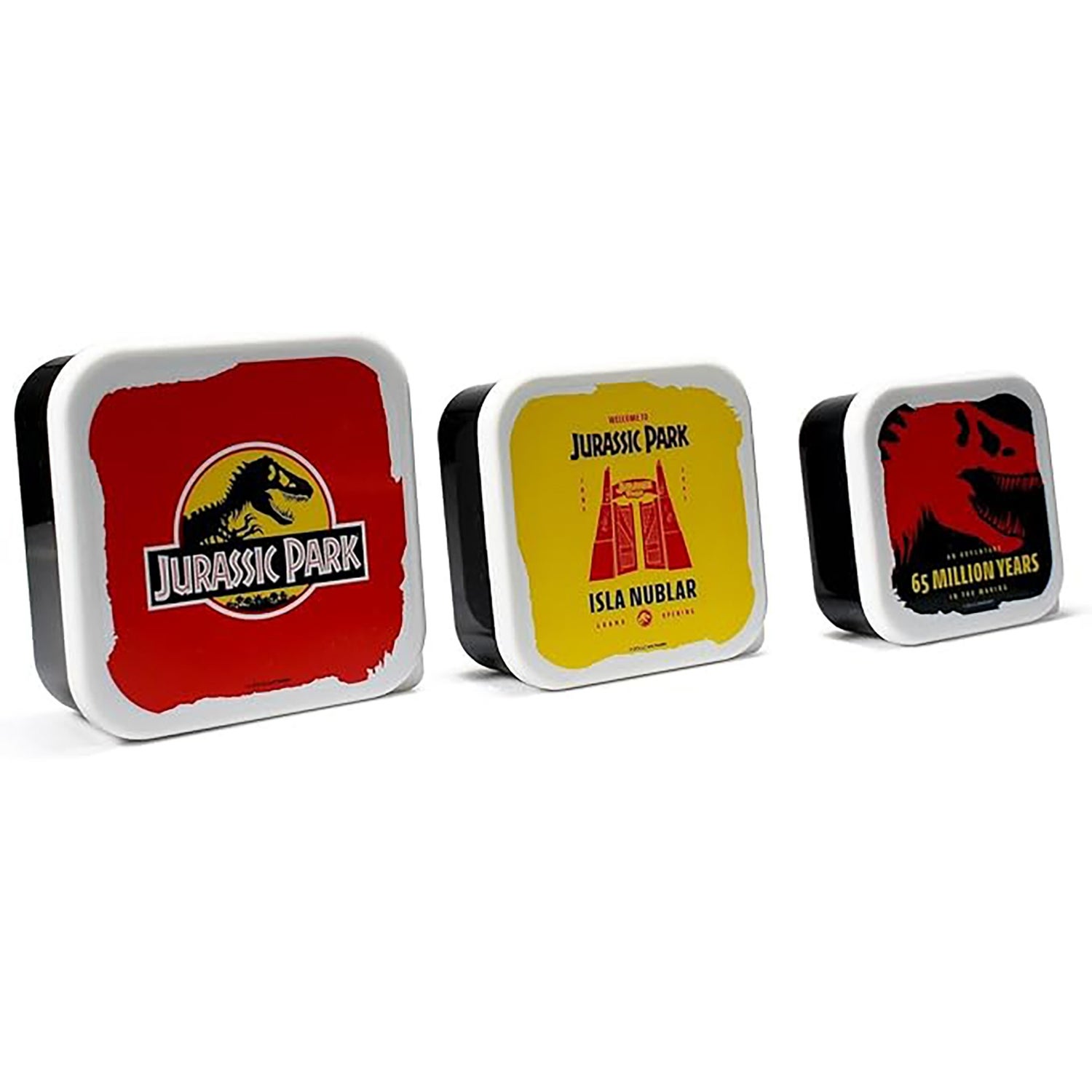 Half Moon Bay Jurassic Park Set of Three Snack Boxes Toys Zavvi UK