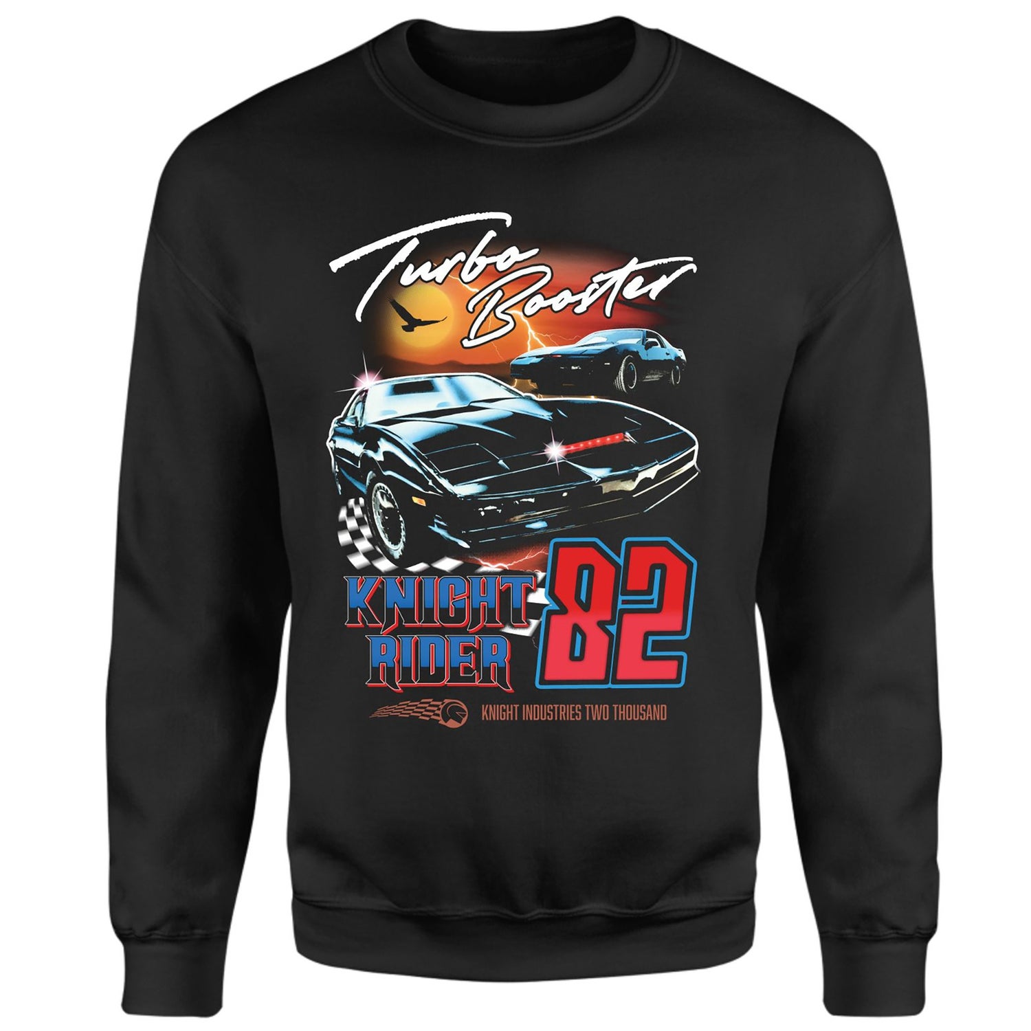 Knight Rider Turbo Booster Sweatshirt - Black Clothing - Zavvi UK