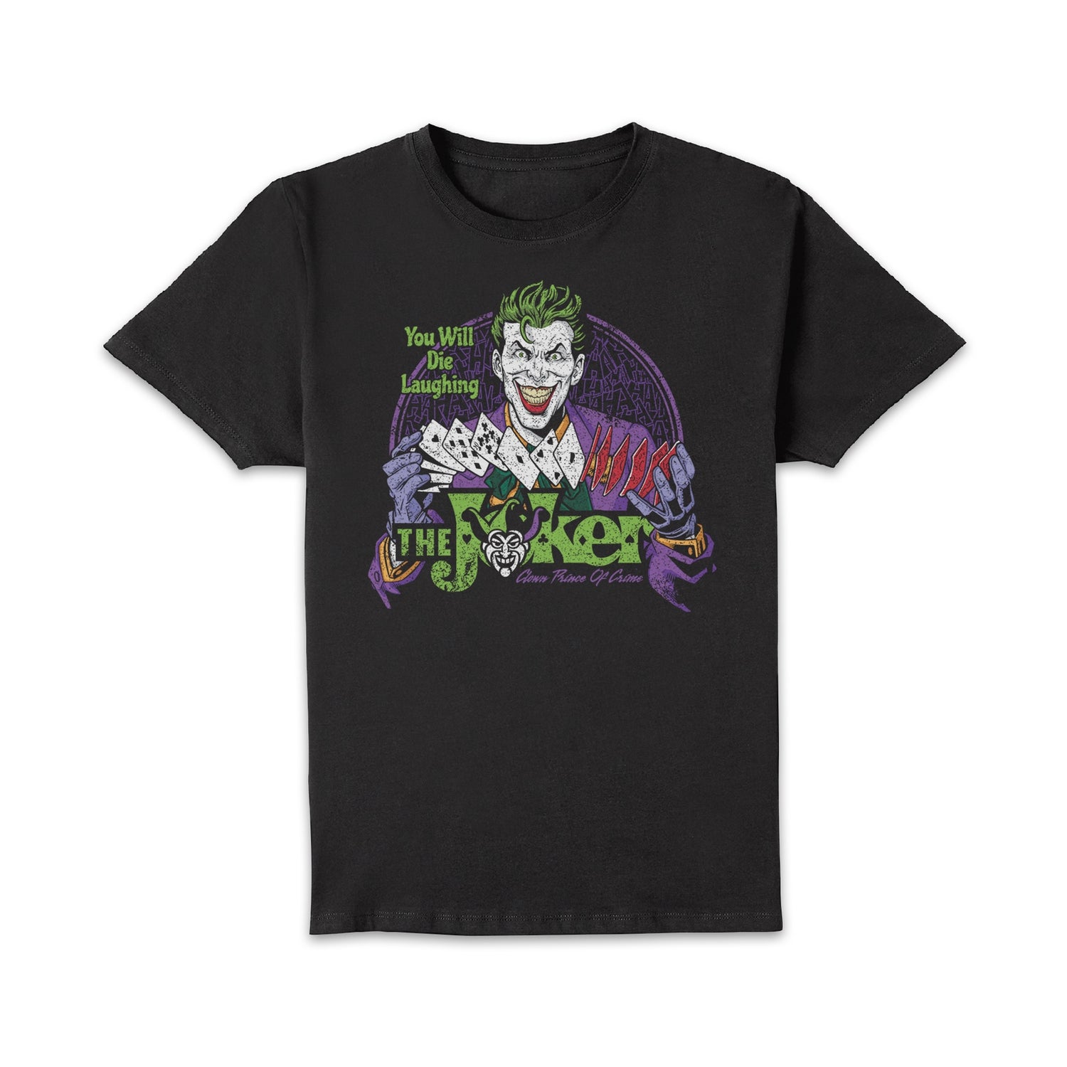 Joker T Shirt Black VINTAGE Batman The Dark Knight Joker T-Shirt