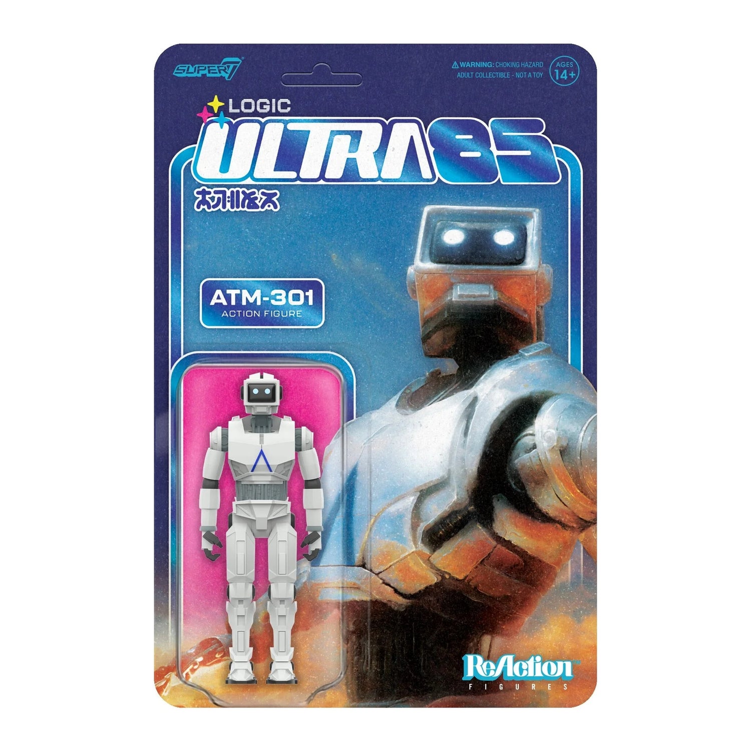 Super7 Logic ReAction Figure Wave 1 ATM301 (Ultra 85) Action Figure