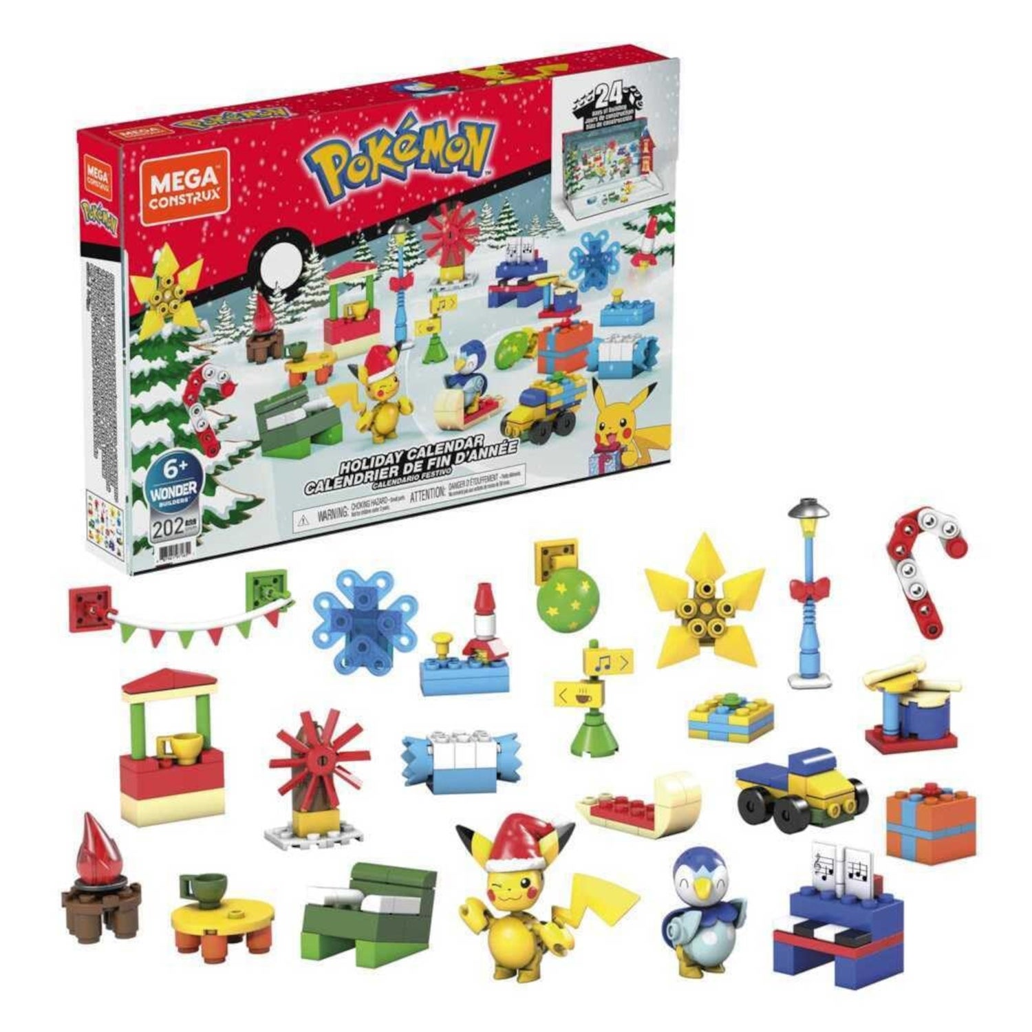Mega Construx™ Pokémon™ Holiday Calendar Pet Supplies Zavvi UK