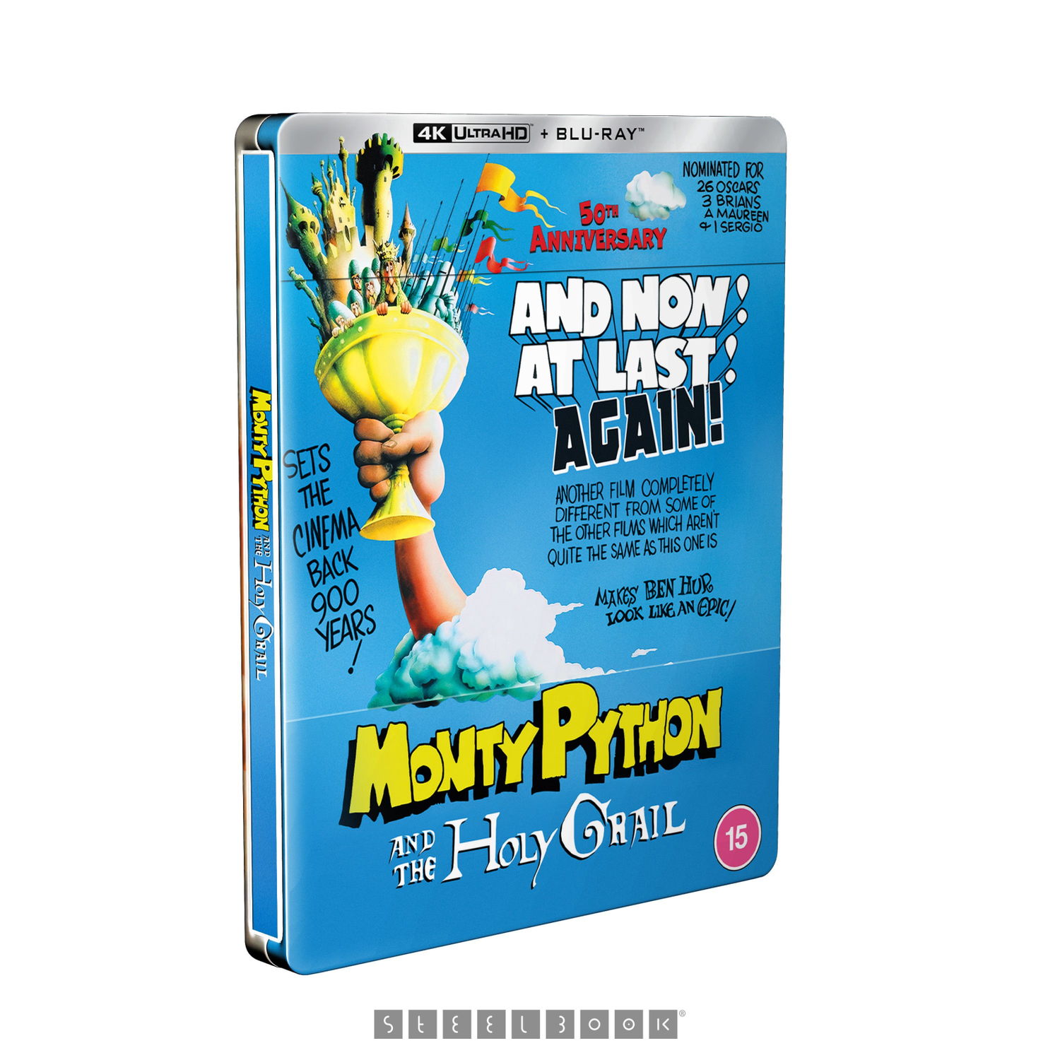 Monty Python and the Holy Grail 4K Ultra HD SteelBook 4K - Zavvi UK