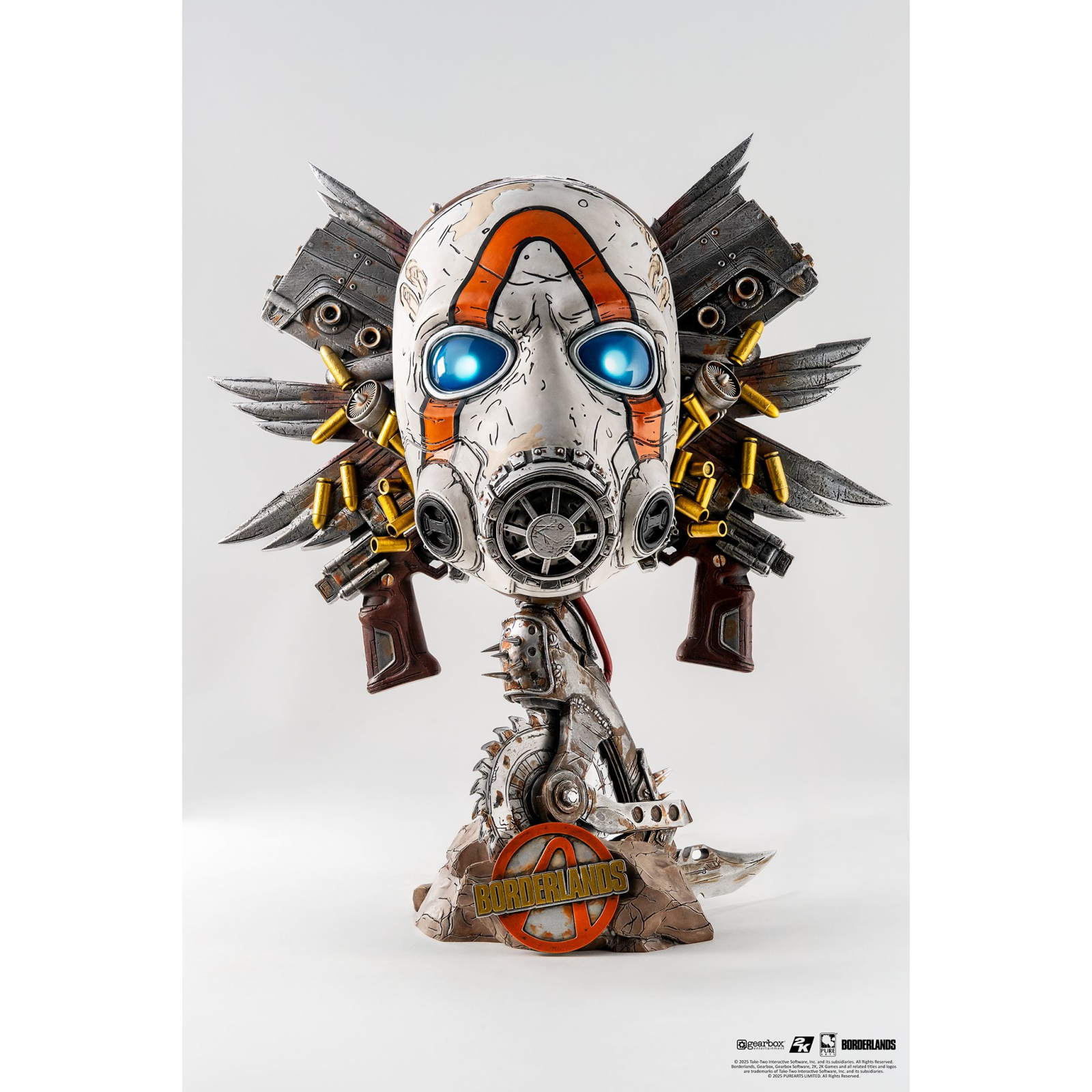 Borderlands Psycho Krieg Latex Mask - Tiny Tina's Wonderlands Cosplay & Halloween Mask For Adults