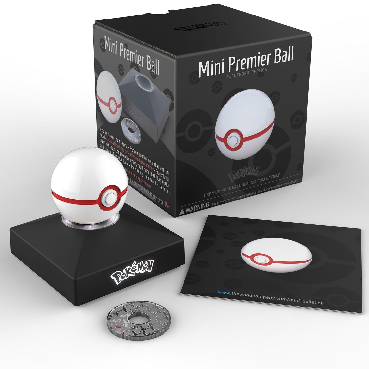 Pokémon Diecast Replica Mini Premier Ball Merchandise - Zavvi US