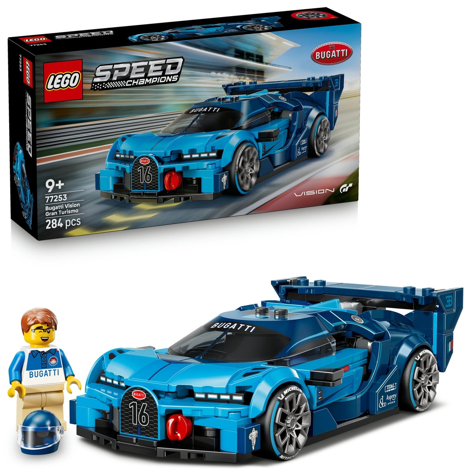 LEGO Speed Champions Bugatti Vision Gran Turismo Hyper Sports Car 77253 ...