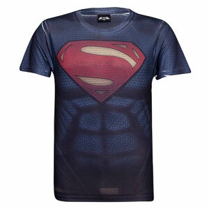 Camiseta DC Comics Superman Músculos - Hombre - Azul