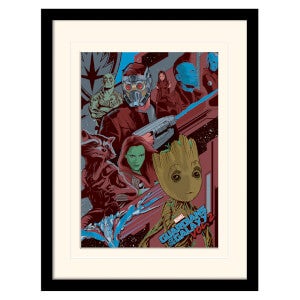Guardians of the Galaxy Vol. 2 (Galactic) Mounted & Framed 30 x 40cm Print