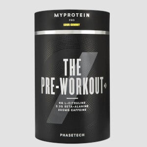 Myprotein THE Pre Workout+ with PhaseTech, Sour Gummy, 20 Servings
