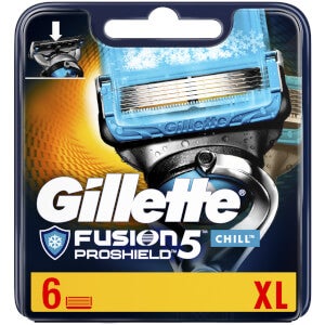 Gillette Fusion5 ProShield Chill Razor Blades (6 Pack)