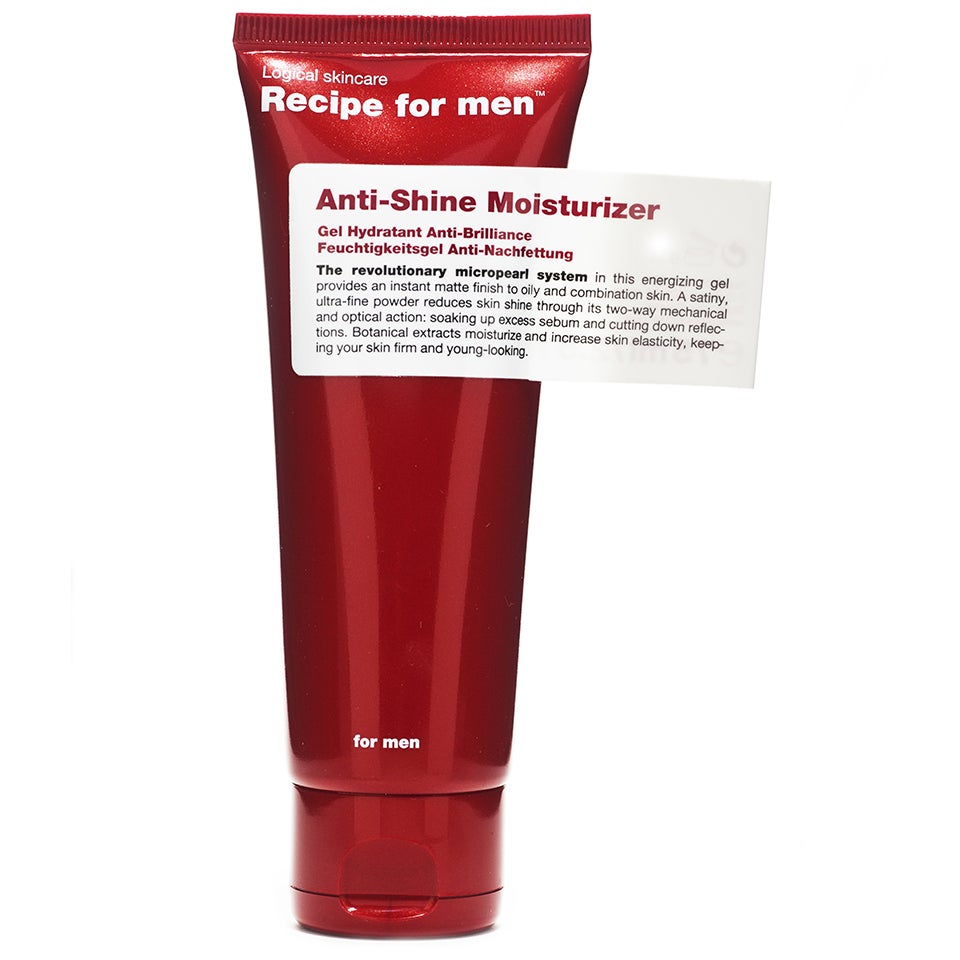 Recipe for Men - Anti-Shine Moisturiser matujący krem nawilżający do twarzy (75 ml)