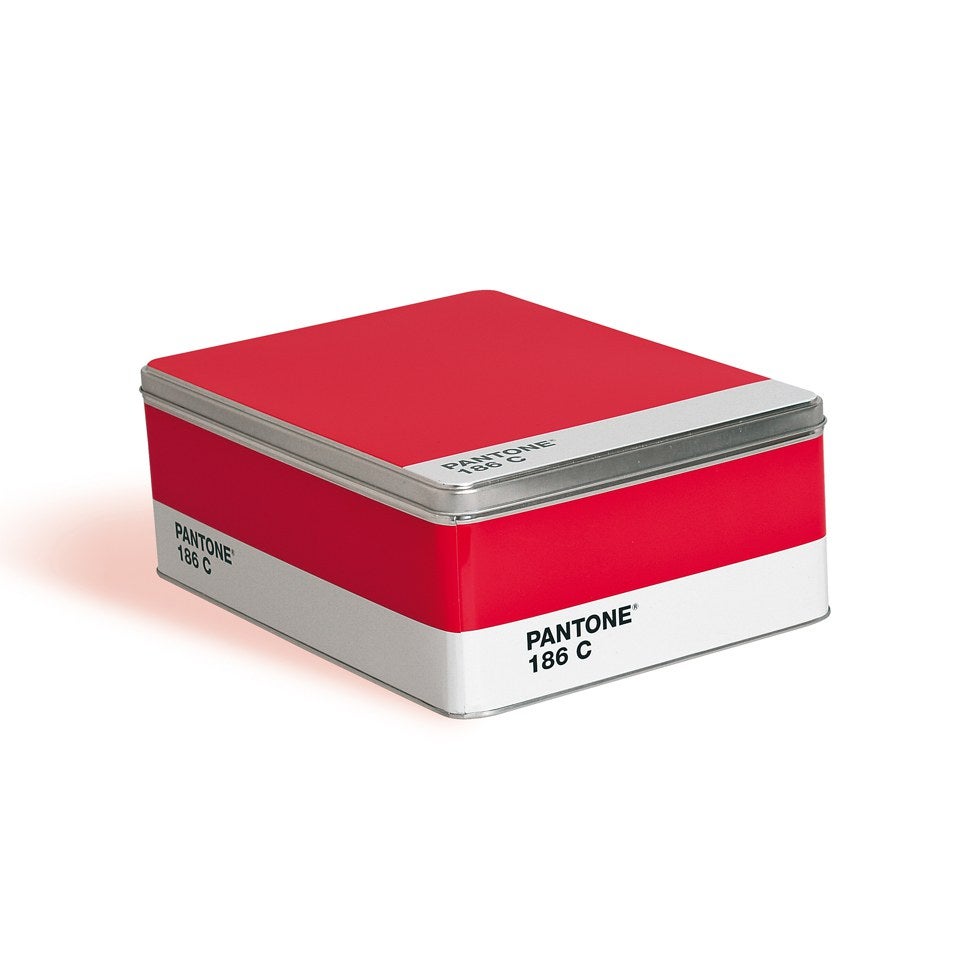 Seletti Pantone 186 Ruby Red Metal Storage Box