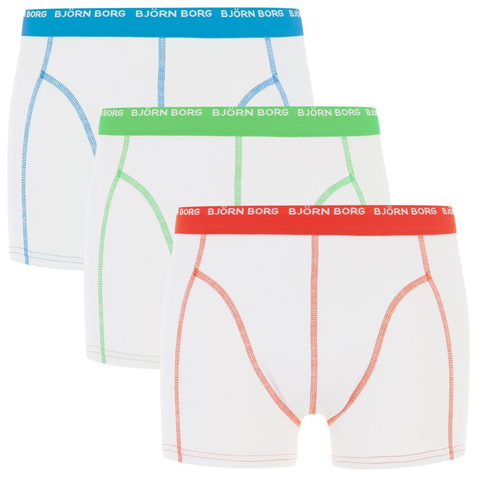 sectie Achternaam essence Bjorn Borg Men's 3 Pack Boxers - White Mens Underwear | Zavvi Australia