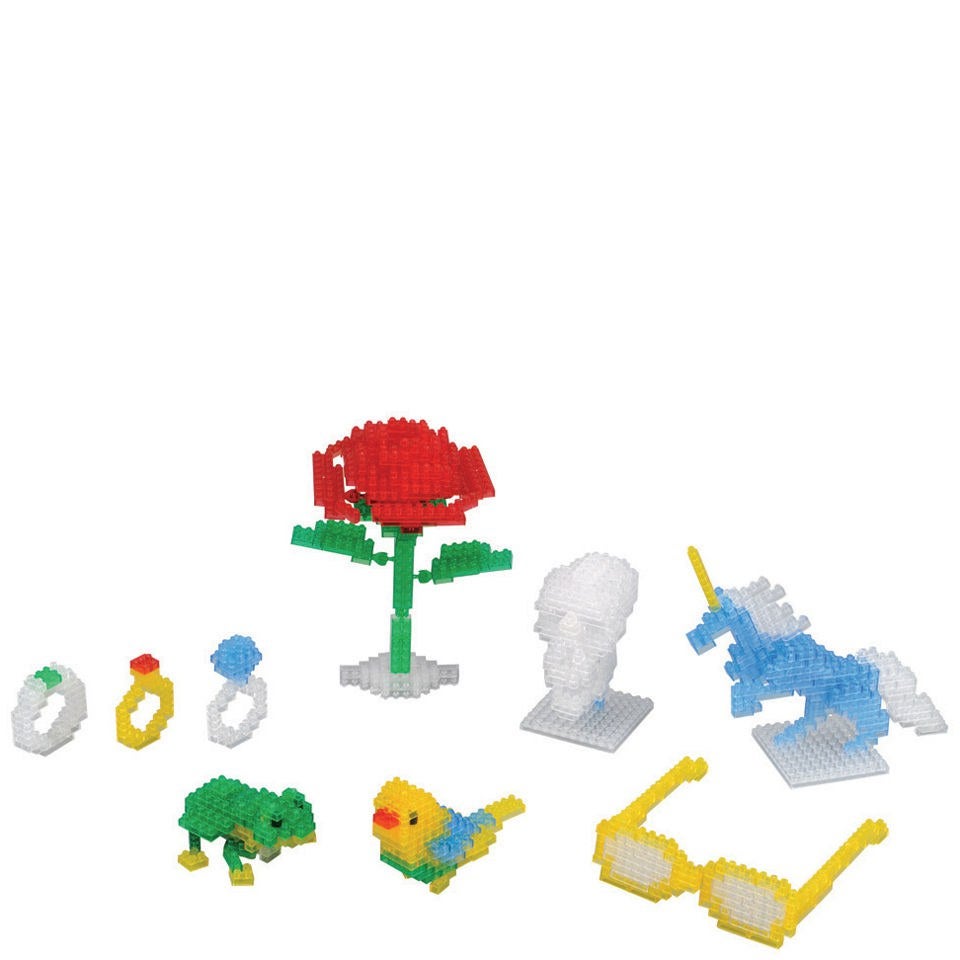 Nanoblock clear color set 2025