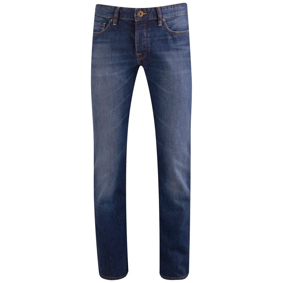 BOSS Orange Men's Straight Leg Denim Jeans - 428 Blue