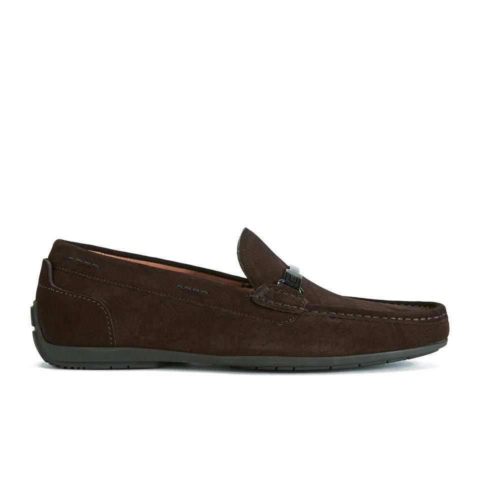 BOSS Hugo Boss Men's Flarro Suede Loafers - Dark Brown