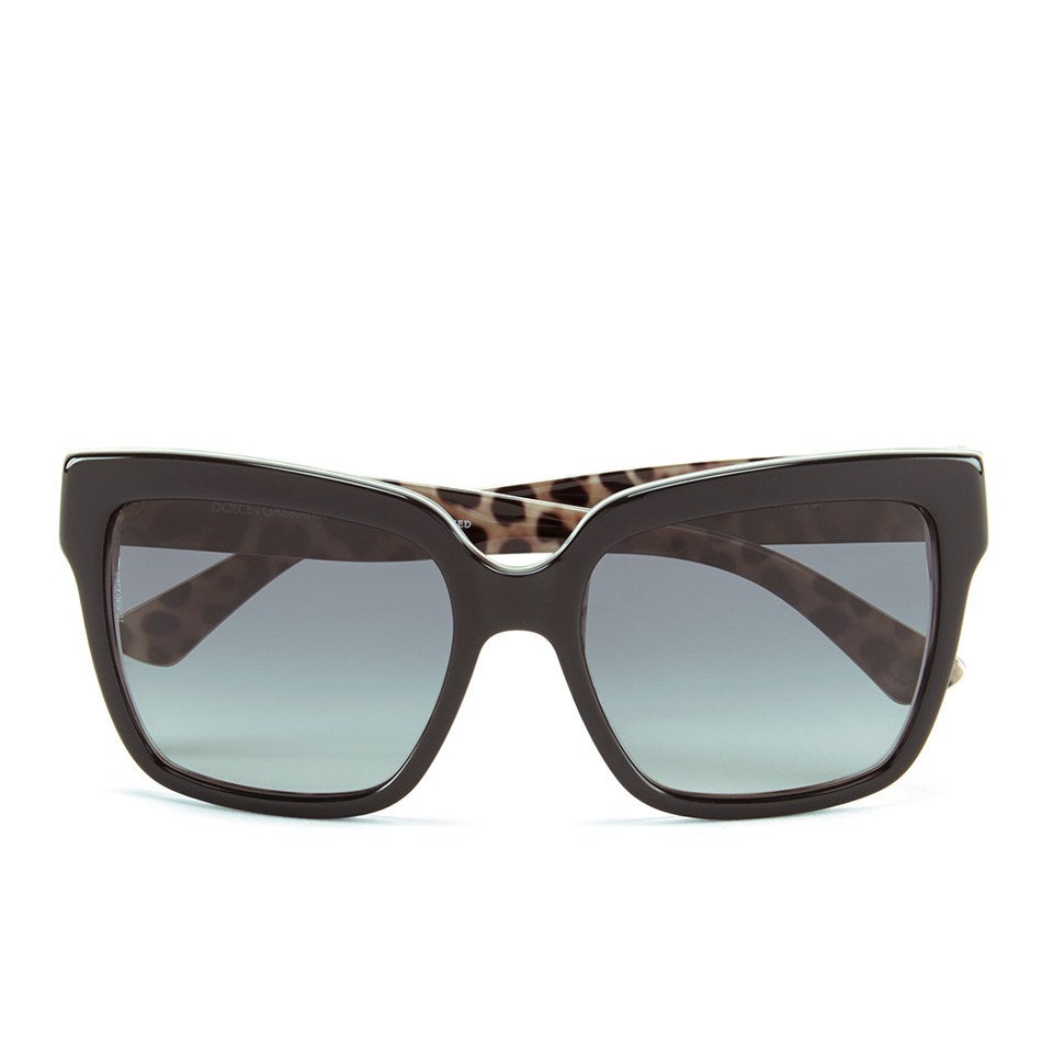 Dolce & Gabbana Enchanted Garden Women's Sunglasses - Black/Leo