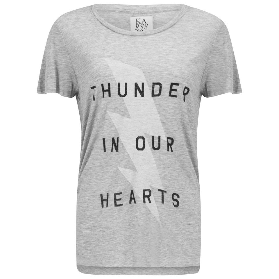 Zoe Karssen Women's Thunder T-Shirt - Grey
