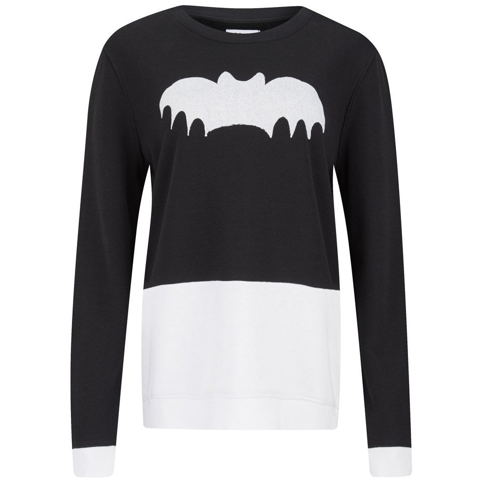 Zoe Karssen Women's Contrast Bat Sweatshirt - White/Black