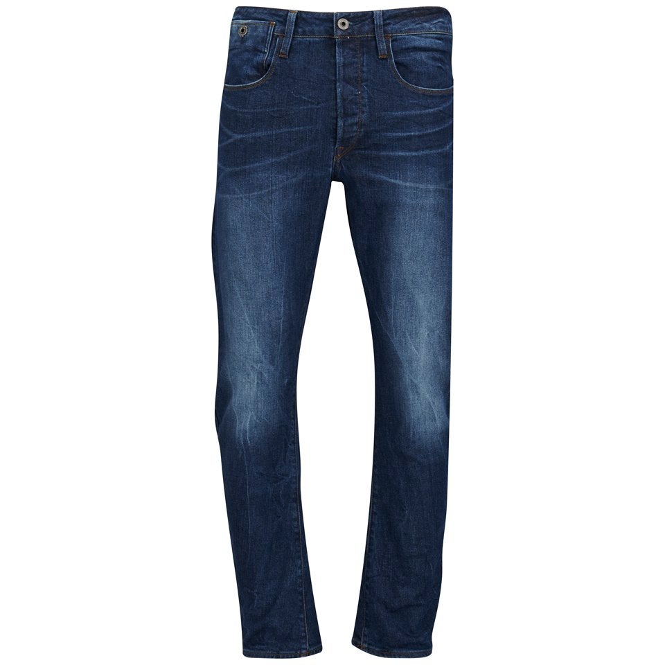 G-Star Men's Type C 3D Tapered Fit Denim 3301 Jeans - Medium Aged