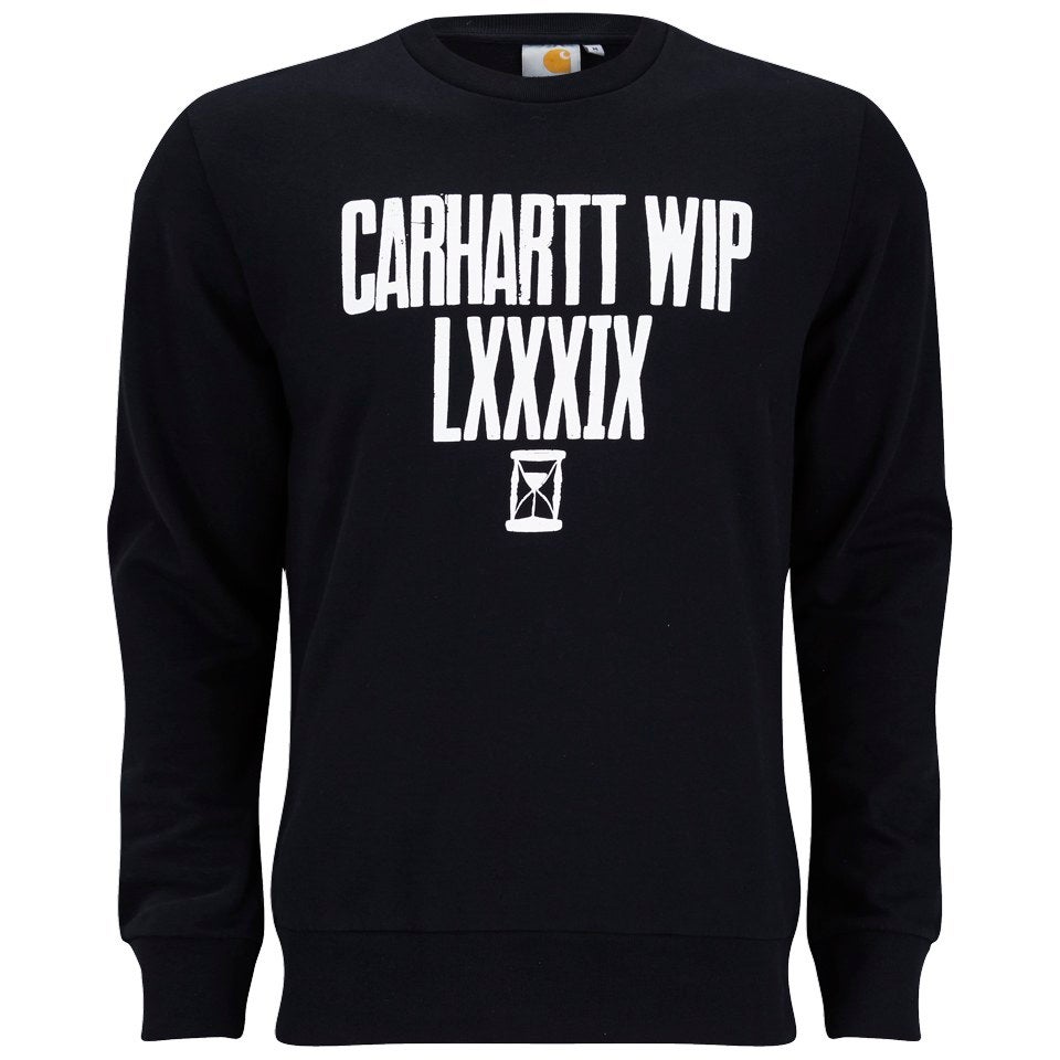 Carhartt Men's Lxxxix Script Sweatshirt - Black/White