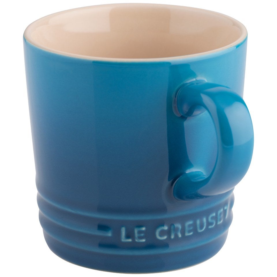 Le Creuset Stoneware Cappuccino Mug, 200ml - Marseille Blue
