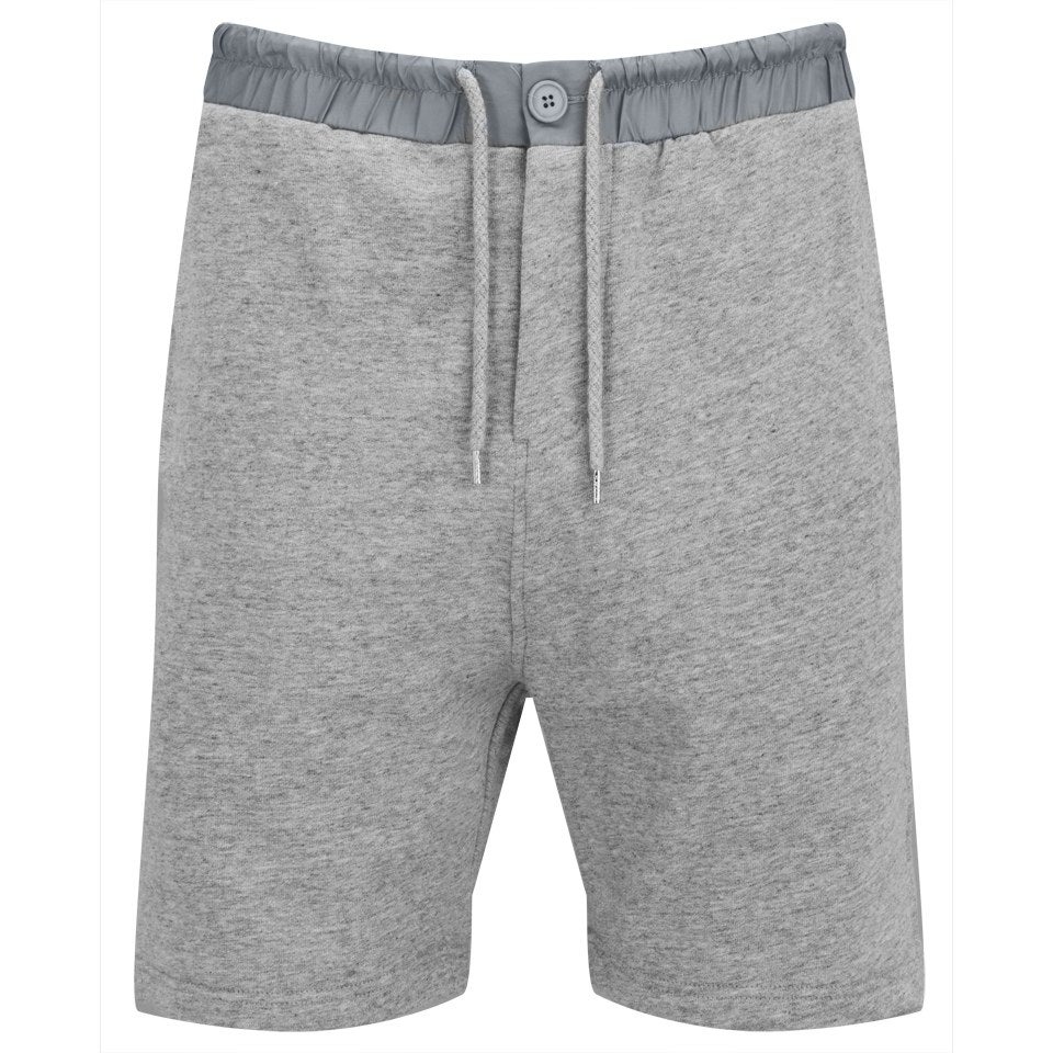 Luke Men's Fearless Jogger Shorts - Light Grey Marl