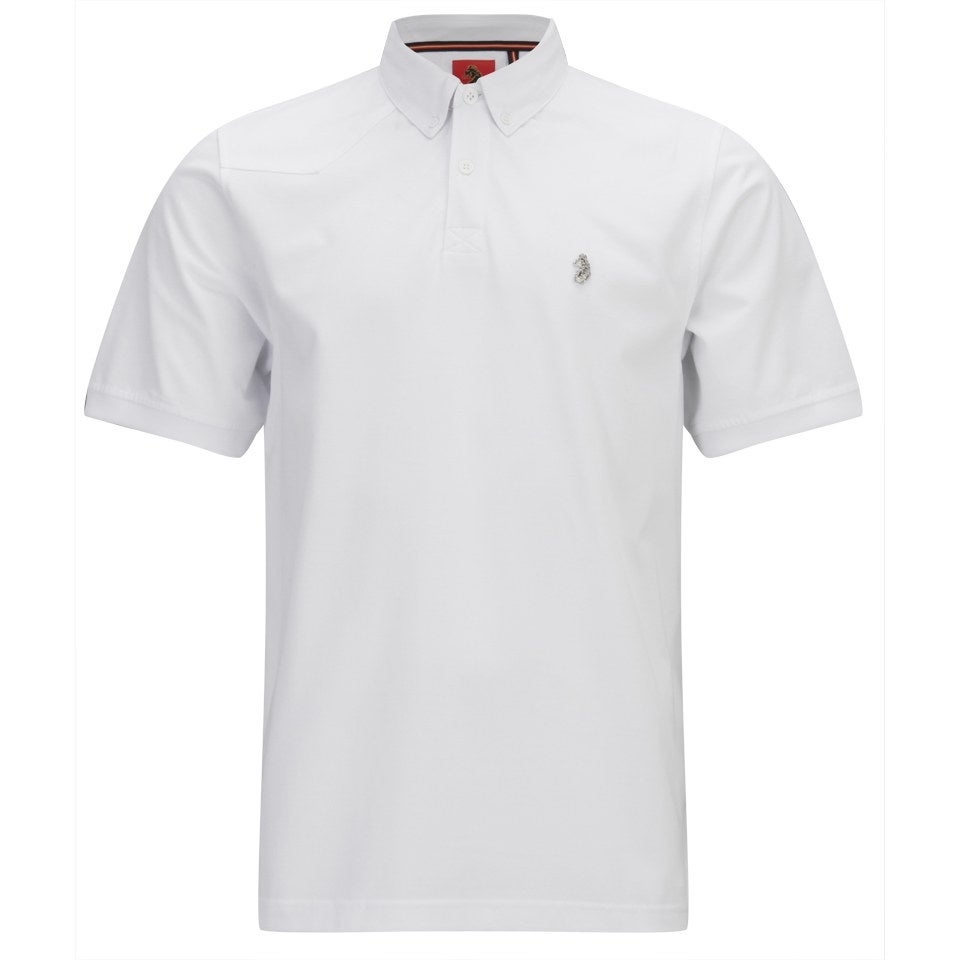Luke Men's Ali Pali Collar Polo Shirt - White