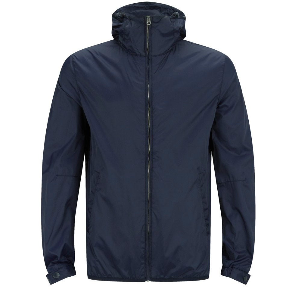 French Connection Men's Aura Run Hooded Jacket - Marine Blue