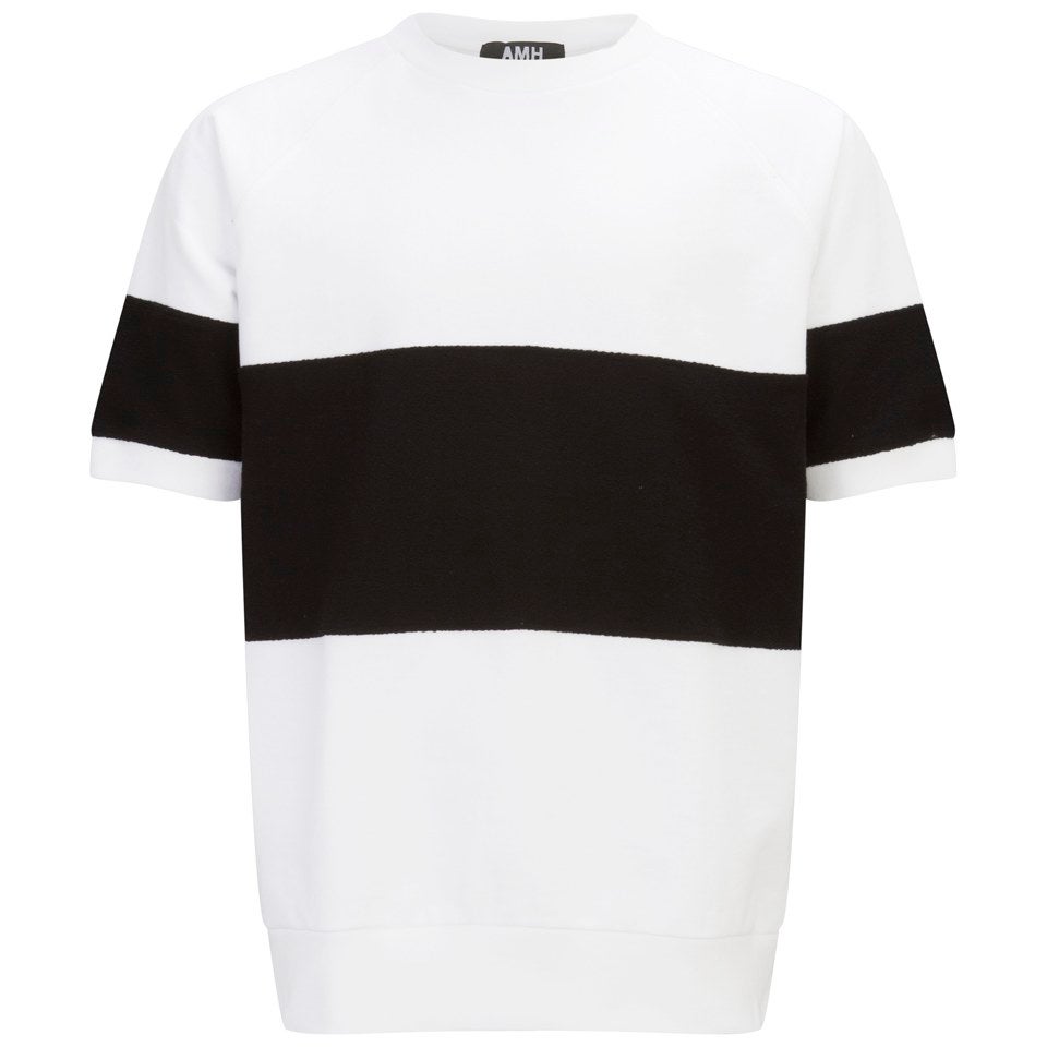 Ashley Marc Hovelle Men's Sweat T-Shirt - White/Black
