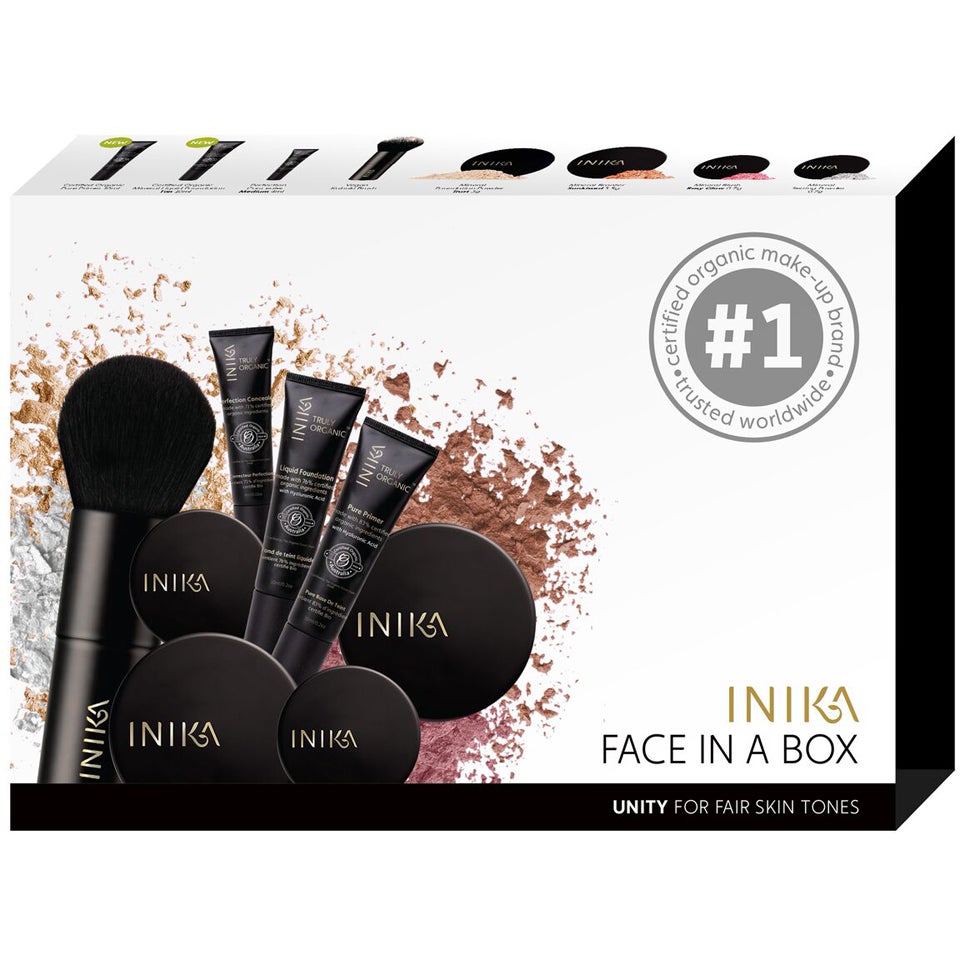 INIKA Face in a Box Starter Kit – Unity (Fair)