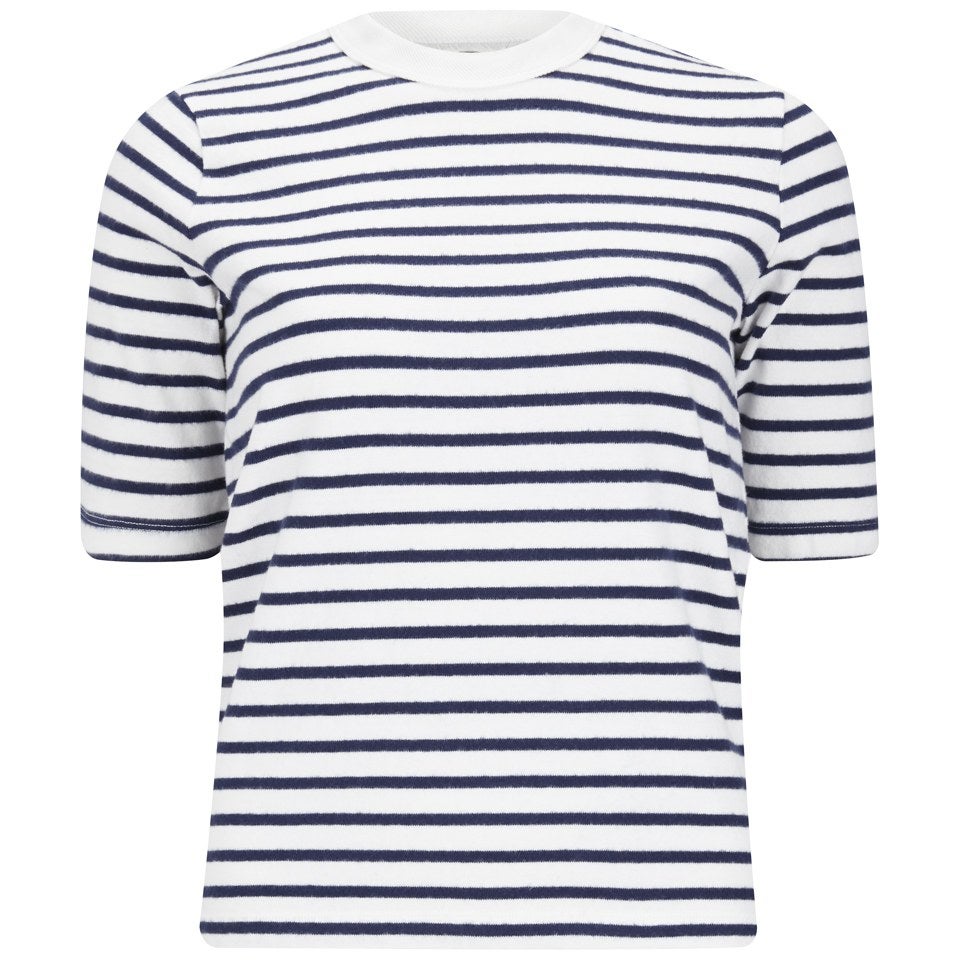 Wood Wood Women's Adda T-Shirt - Navy Stripe