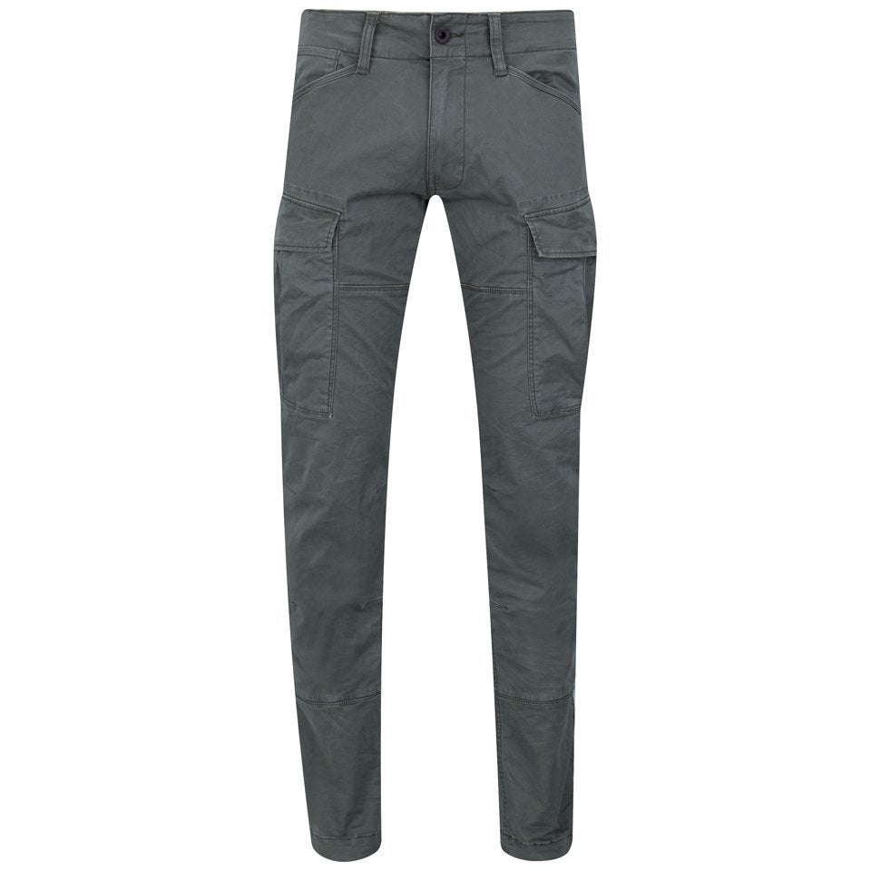 G-Star Men's Rovic Twill Slim Short Cargo Pants - GS Grey Micro Stretch Twill