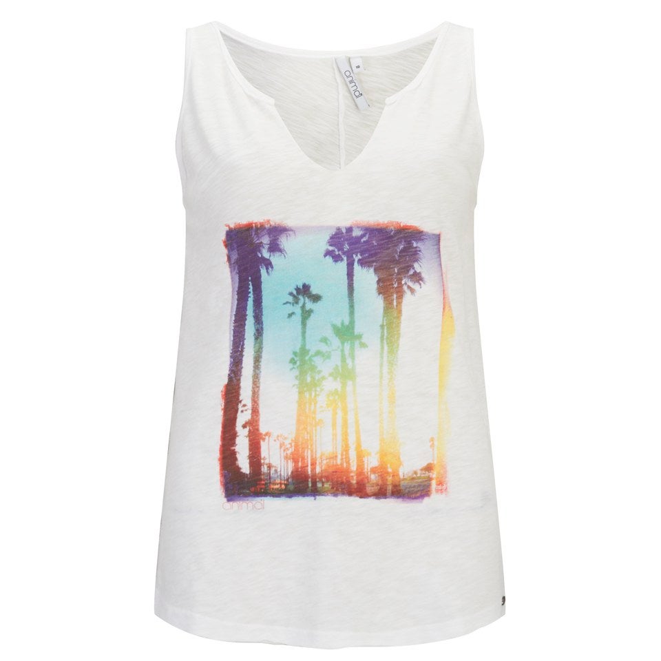 Animal Women's Calaa Graphic Print Vest - White