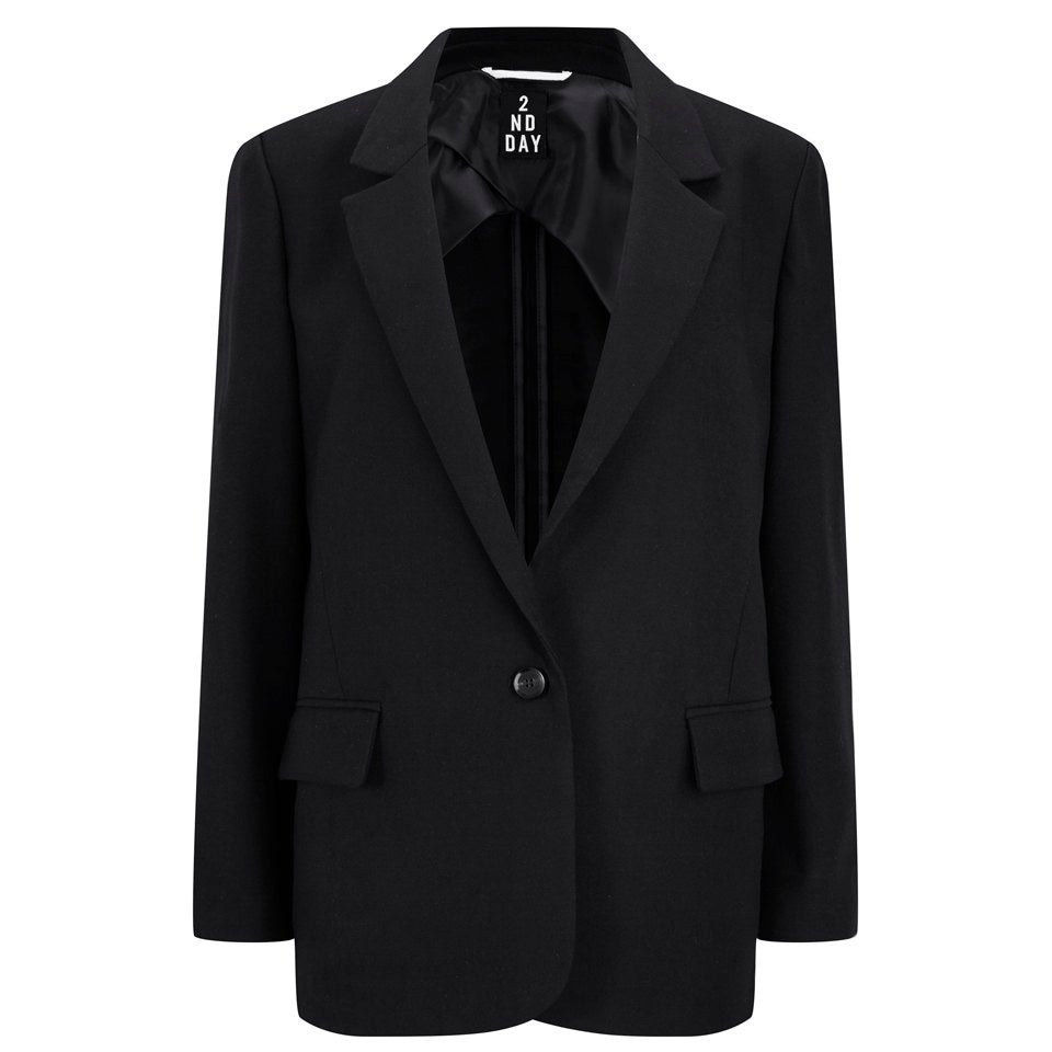 2NDDAY Women's Ellenora Oversized Suiting Blazer - Black