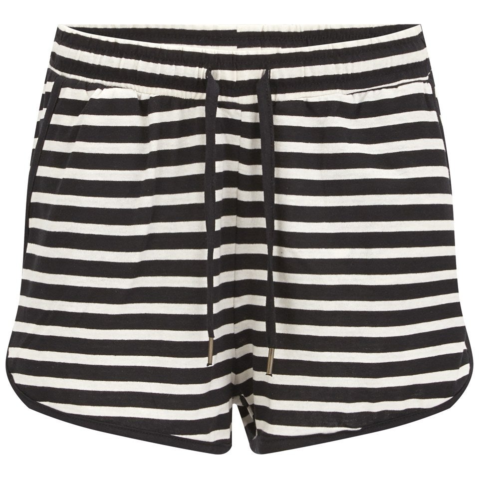 Vero Moda Women's Beaty Striped Shorts - Black