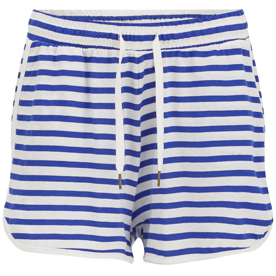 Vero Moda Women's Beaty Striped Shorts - Olympian Blue