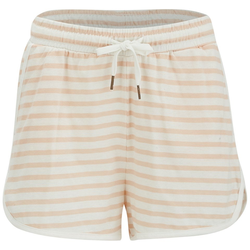 Vero Moda Women's Beaty Striped Shorts - Tropical Peach